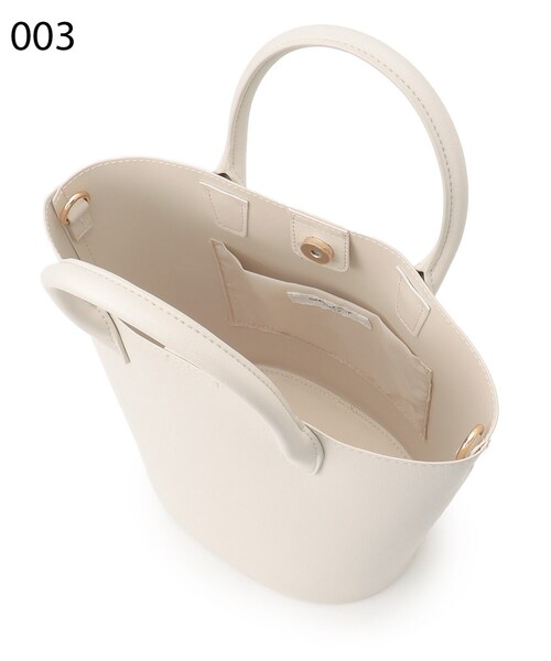 OPAQUE.CLIP（オペークドットクリップ）の「◆バケツミドルトートバッグ【2WAY】（トートバッグ・レディース・キャメル/オフホワイト/ブラック・00）」の21枚目の写真