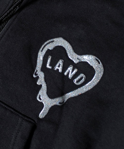 LAND by MILKBOY（ランドバイミルクボーイ）の「RIP DAMAGE HOODIE（パーカー・レディース・B/A・FREE）」の6枚目の写真