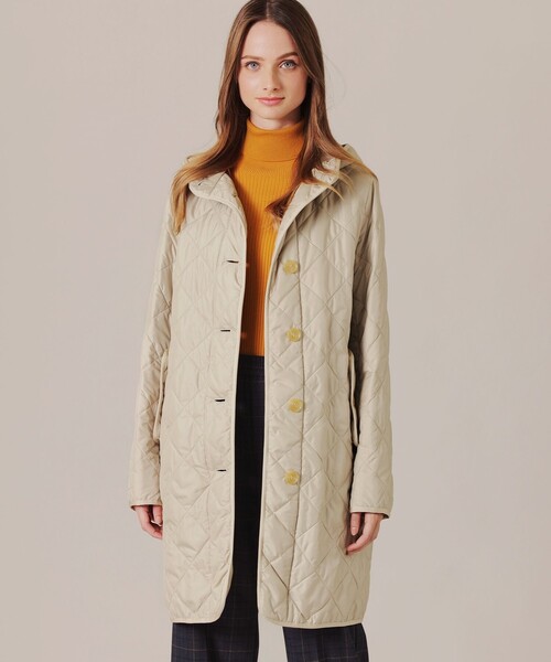 MACKINTOSH LONDON（マッキントッシュ ロンドン）の「キルティングフーデッドコート（その他アウター・レディース・ブラック/ネイビー/ベージュ・36/38/40）」の3枚目の写真