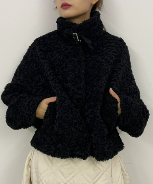 VIOLETTA（ヴィオレッタ）の「ボアショートコート（その他