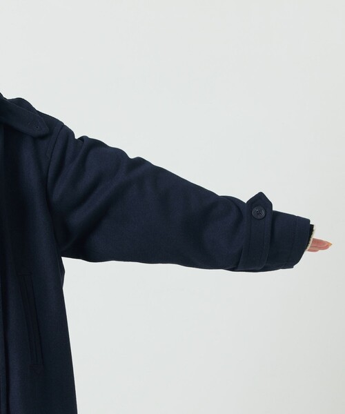 FREAK'S STORE（フリークスストア）の「【WEB限定】メルトンPコート（ピーコート・レディース・ネイビー/モカ・ﾌﾘ-）」の11枚目の写真