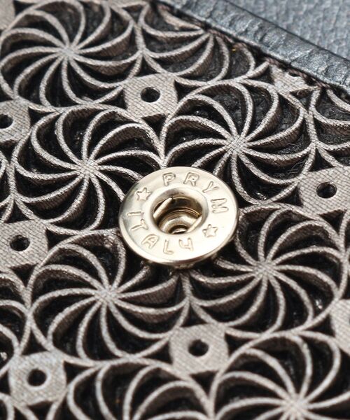 HIROKO HAYASHI（ヒロコハヤシ）の「◆GIRASOLE(ジラソーレ) 薄型ミニ財布（財布・レディース・ゴールド系/シルバー/ピンク系/ブラック系・00）」の8枚目の写真