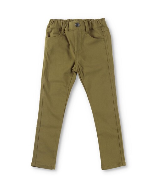 BRANSHES（ブランシェス）の「【ユニ/プレミアムストレッチ】裏起毛ツイルロングパンツ（チノパンツ・キッズ・ベージュ/ラベンダー/ライトグレー/オフホワイト/グレー/ブラック・90/100/150/140/120/110/130/160）」の6枚目の写真