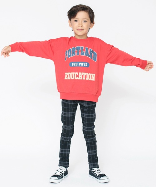 BRANSHES（ブランシェス）の「【ユニ/プレミアムストレッチ】裏起毛ツイルロングパンツ（チノパンツ・キッズ・ベージュ/ラベンダー/ライトグレー/オフホワイト/グレー/ブラック・90/100/150/140/120/110/130/160）」の15枚目の写真