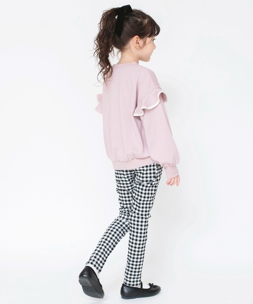 BRANSHES（ブランシェス）の「【ユニ/プレミアムストレッチ】裏起毛ツイルロングパンツ（チノパンツ・キッズ・ベージュ/ラベンダー/ライトグレー/オフホワイト/グレー/ブラック・90/100/150/140/120/110/130/160）」の8枚目の写真