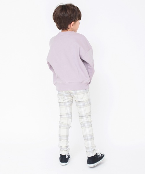 BRANSHES（ブランシェス）の「【ユニ/プレミアムストレッチ】裏起毛ツイルロングパンツ（チノパンツ・キッズ・ベージュ/ラベンダー/ライトグレー/オフホワイト/グレー/ブラック・90/100/150/140/120/110/130/160）」の14枚目の写真