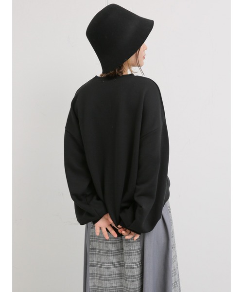 ehka sopo(エヘカソポ)の「【Disney】ミッキー/プリントスウェット(スウェット・レディース・オフホワイト/ブラック/レッド・フリ-)」の20枚目の写真