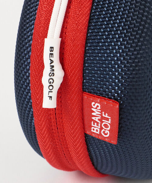 BEAMS GOLF ジッパーポーチ ネイビー/レッド BEAMS GOLF / 小物入れ ロゴ ポーチ（ポーチ）｜BEAMS GOLF
