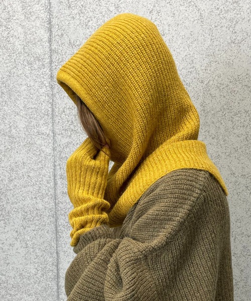 mi via loca（ミヴィアロカ）の「【セット】ウール混バラクラバ&アームウォーマーSET（ネックウォーマー/スヌード・レディース・オレンジ/マスタード/グリーン/ブラウン/ブルー/グレー/ピンク・FREE）」の22枚目の写真