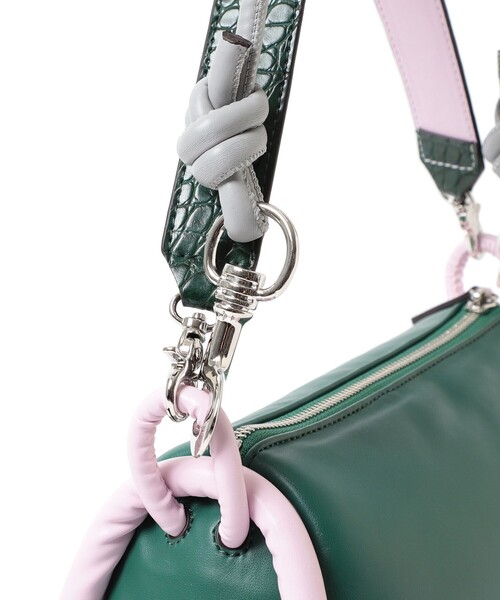 Ray BEAMS（レイビームス）の「Ray BEAMS / パイピング バッグ（ショルダーバッグ・レディース・グリーン/ブラック・ONE SIZE）」の11枚目の写真