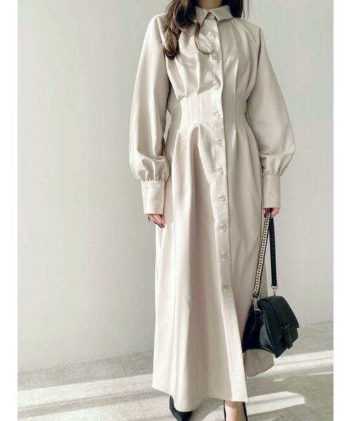 RESEXXY（リゼクシー）の「コルセットデザインワンピース（ワンピース・レディース・レッド/ベージュ/ブルー/ブラック・FREE）」の9枚目の写真