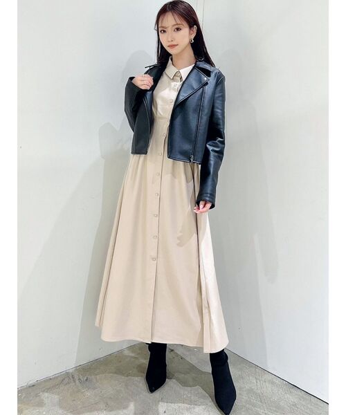 RESEXXY（リゼクシー）の「コルセットデザインワンピース（ワンピース・レディース・レッド/ベージュ/ブルー/ブラック・FREE）」の14枚目の写真