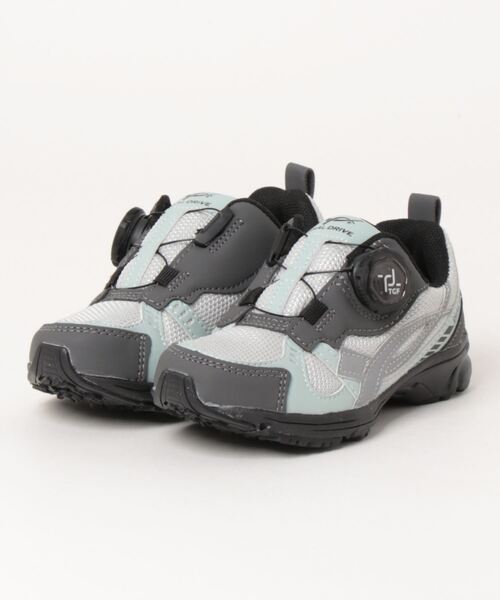 DIAL DRIVE(ダイヤルドライブ)の「《DIAL DRIVE》ダイヤルドライブ GENESIS O41101-30(スニーカー・キッズ・ブラック/グレー/ネイビー/イエロー・22.5cm/22.0cm/21.0cm/21.5cm/20.0cm/18.0cm/19.0cm/17.0cm/23.0cm)」の3枚目の写真