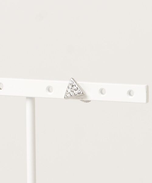 ANCHOR(アンカー)の「ストーンピアス トライアングル(ピアス(片耳用)・メンズ・ブルー/ブラック/クリア/ピンク/レッド/ライトグリーン/パープル・FREE)」の1枚目の写真