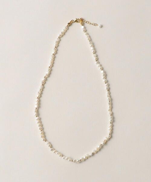 ＜mounir＞PEARL NECKLACE/ネックレス