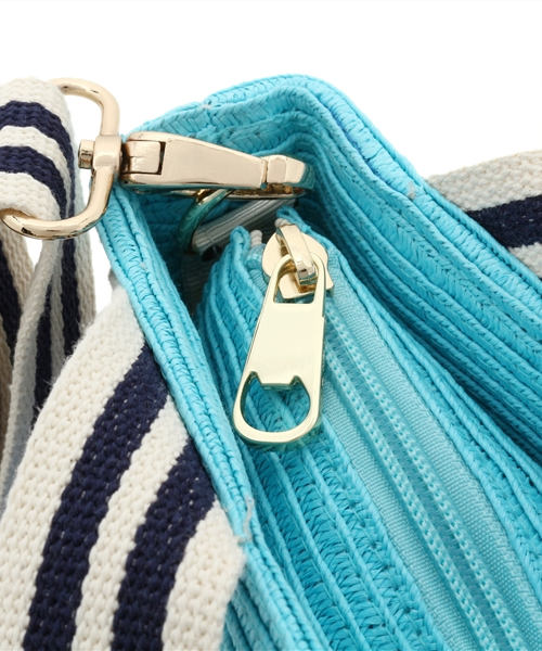tsumori chisato CARRY(ツモリチサトキャリー)の「ストローブーケ ショルダーバッグ(ショルダーバッグ・レディース・ブルー/ピンク・FREE)」の6枚目の写真