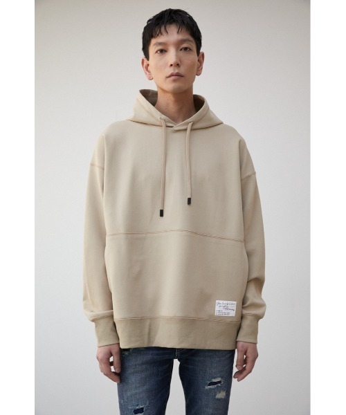 AZUL by moussy(アズールバイマウジー)の「COMFORTABLE PONTE HOODIE/コンフォータブルポンチフーディー(パーカー・メンズ・ホワイト/ライトブルー/ベージュ/グレー・FREE)」の7枚目の写真