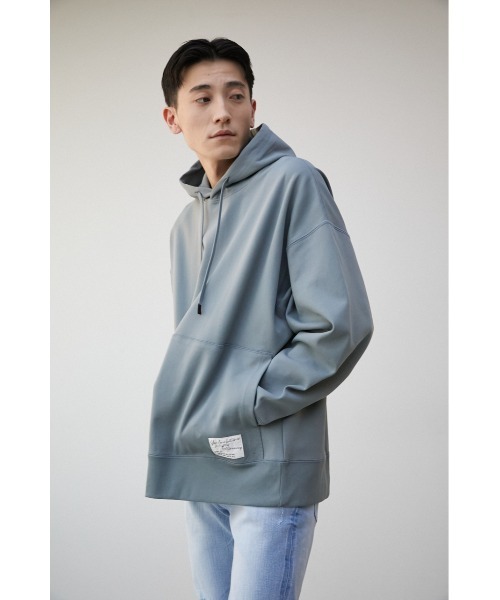 AZUL by moussy(アズールバイマウジー)の「COMFORTABLE PONTE HOODIE/コンフォータブルポンチフーディー(パーカー・メンズ・ホワイト/ライトブルー/ベージュ/グレー・FREE)」の18枚目の写真