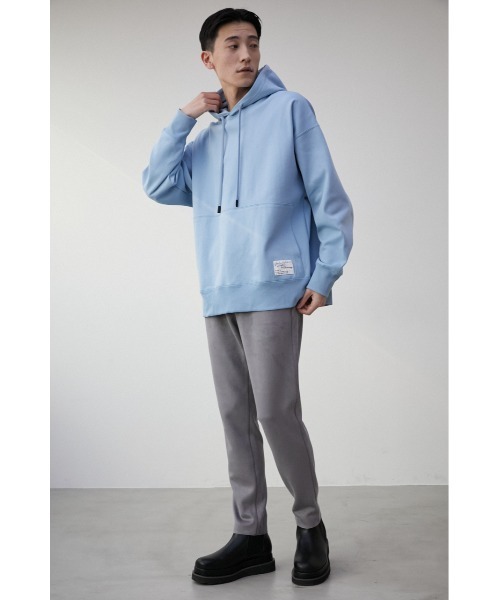 AZUL by moussy(アズールバイマウジー)の「COMFORTABLE PONTE HOODIE/コンフォータブルポンチフーディー(パーカー・メンズ・ホワイト/ライトブルー/ベージュ/グレー・FREE)」の8枚目の写真