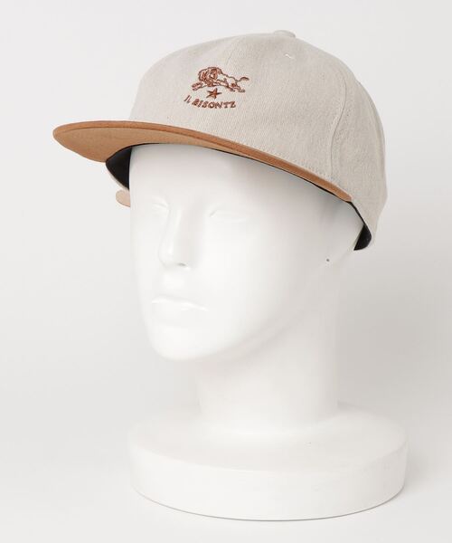 IL BISONTE（イルビゾンテ）の「IL BISONTE / キャップ / 2023 SPRING SUMMER（キャップ・レディース・ベージュ/ホワイト/カーキ・1/2）」の2枚目の写真