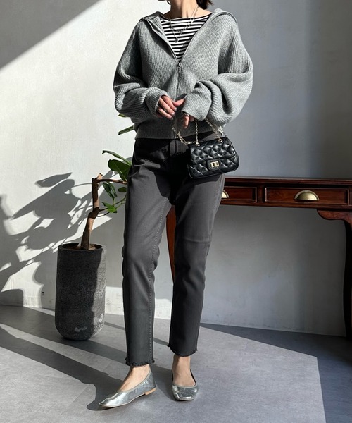 Healthy denim(ヘルシーデニム)の「【Healthy denim/ヘルシーデニム】 H.Salt(デニムパンツ・レディース・ブラック・23cm/25cm/24cm)」の18枚目の写真