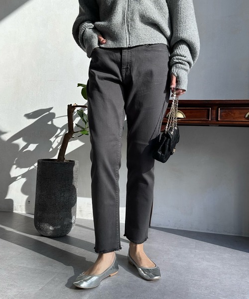 Healthy denim(ヘルシーデニム)の「【Healthy denim/ヘルシーデニム】 H.Salt(デニムパンツ・レディース・ブラック・23cm/25cm/24cm)」の14枚目の写真