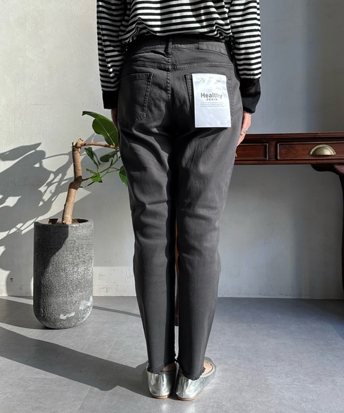 Healthy denim(ヘルシーデニム)の「【Healthy denim/ヘルシーデニム】 H.Salt(デニムパンツ・レディース・ブラック・23cm/25cm/24cm)」の9枚目の写真