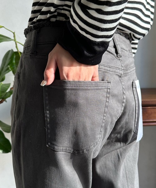 Healthy denim(ヘルシーデニム)の「【Healthy denim/ヘルシーデニム】 H.Salt(デニムパンツ・レディース・ブラック・23cm/25cm/24cm)」の6枚目の写真
