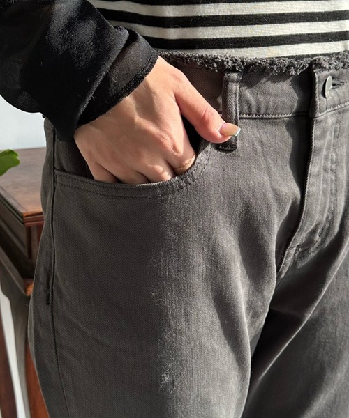 Healthy denim(ヘルシーデニム)の「【Healthy denim/ヘルシーデニム】 H.Salt(デニムパンツ・レディース・ブラック・23cm/25cm/24cm)」の7枚目の写真