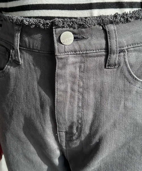 Healthy denim(ヘルシーデニム)の「【Healthy denim/ヘルシーデニム】 H.Salt(デニムパンツ・レディース・ブラック・23cm/25cm/24cm)」の8枚目の写真