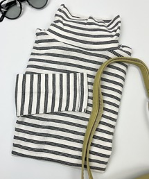 MILLER（ミラー）の「【Robert P. Miller】パネルリブ タートルネック ロングスリーブTシャツ 834C（Tシャツ/カットソー）」