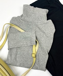 MILLER（ミラー）の「【Robert P. Miller】パネルリブ タートルネック ロングスリーブTシャツ 834C（Tシャツ/カットソー）」