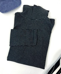 【Robert P. Miller】パネルリブ タートルネック ロングスリーブTシャツ 834C