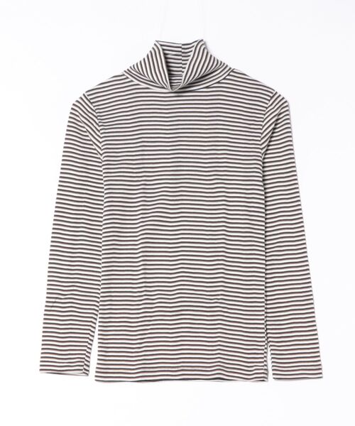 MILLER(ミラー)の「【Robert P. Miller】パネルリブ タートルネック ロングスリーブTシャツ 834C(Tシャツ/カットソー・レディース・ブラック×ホワイト/ブラック×ピンク/オリーブ×ブラック/グレー/オフホワイト/ホワイト×ブラック/ブラック/グレー系その他/ブラウン系その他/ブラック×グレー/ブルー系その他/レッド系その他・FREE)」の19枚目の写真