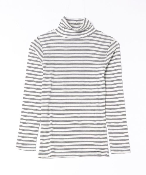 MILLER(ミラー)の「【Robert P. Miller】パネルリブ タートルネック ロングスリーブTシャツ 834C(Tシャツ/カットソー・レディース・ブラック×ホワイト/ブラック×ピンク/オリーブ×ブラック/グレー/オフホワイト/ホワイト×ブラック/ブラック/グレー系その他/ブラウン系その他/ブラック×グレー/ブルー系その他/レッド系その他・FREE)」の15枚目の写真