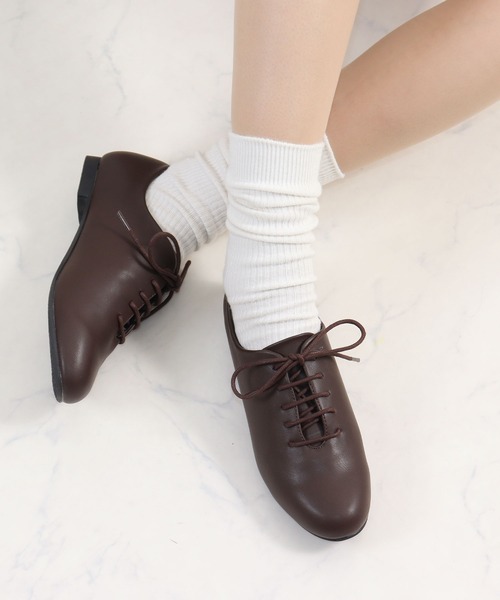 LibertyDoll（リバティードール）の「LibertyDoll/レースアップダンスシューズ(5471)（ドレスシューズ・レディース・ダークブラウン/ホワイト/ブラック/ワイン/ベージュ/シルバー・LL/SS/L/S/M/3L）」の12枚目の写真