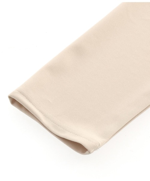 LATINA（ラティーナ）の「カットジョーゼットショートジャケット（その他アウター・レディース・グレイッシュベージュ/ブラック・FREE）」の12枚目の写真