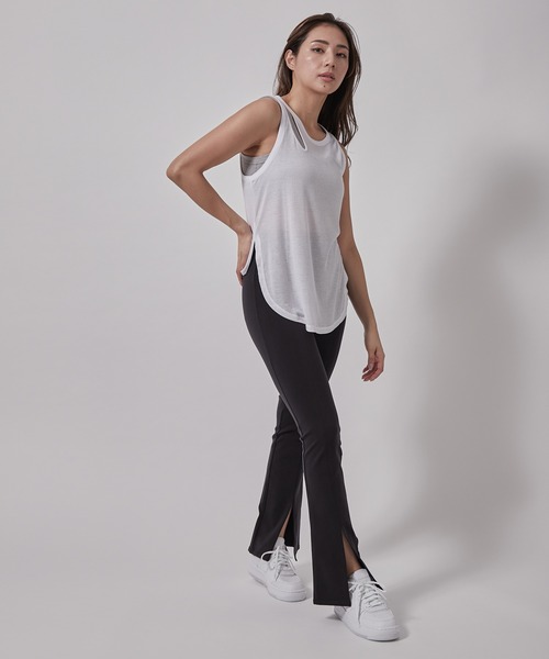 Alo Yoga（アロヨガ）の「【alo】Ribbed Peak Tank リブピークタンク（チューブトップ）」 - WEAR