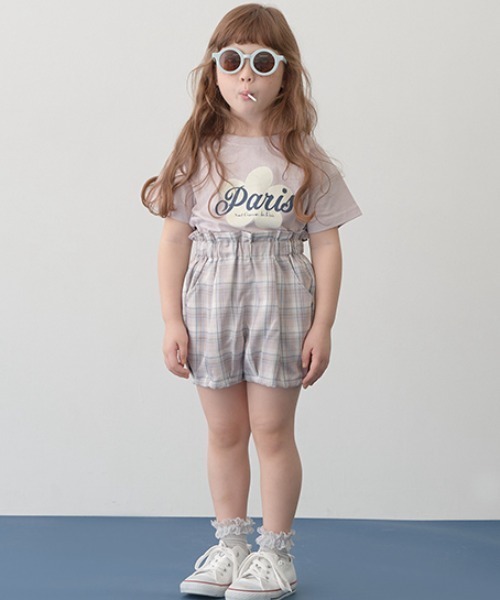 Lycee mine(リセマイン)の「【型崩れしないやわらかコットン】選べる10パターンオリジナルプリントTシャツ(Tシャツ/カットソー・キッズ・ピンク/モカ/チャコール/イエロー/ミント/ベージュ系/パープル/ブルーグレー/アイボリー/ライトブルー・110cm/120cm/130cm/140cm/150cm/100cm)」の20枚目の写真