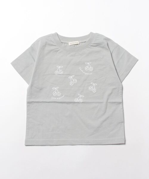 Lycee mine(リセマイン)の「【型崩れしないやわらかコットン】選べる10パターンオリジナルプリントTシャツ(Tシャツ/カットソー・キッズ・ピンク/モカ/チャコール/イエロー/ミント/ベージュ系/パープル/ブルーグレー/アイボリー/ライトブルー・110cm/120cm/130cm/140cm/150cm/100cm)」の12枚目の写真