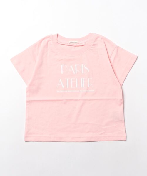 Lycee mine(リセマイン)の「【型崩れしないやわらかコットン】選べる10パターンオリジナルプリントTシャツ(Tシャツ/カットソー・キッズ・ピンク/モカ/チャコール/イエロー/ミント/ベージュ系/パープル/ブルーグレー/アイボリー/ライトブルー・110cm/120cm/130cm/140cm/150cm/100cm)」の16枚目の写真