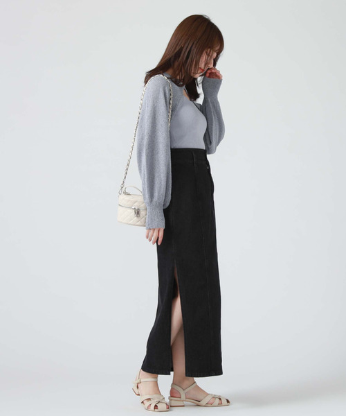 archives（アルシーヴ）の「ロングタイトデニムスカート（デニムスカート・レディース・ブルー/ブラック/サックスブルー・SMALL/MEDIUM）」の10枚目の写真