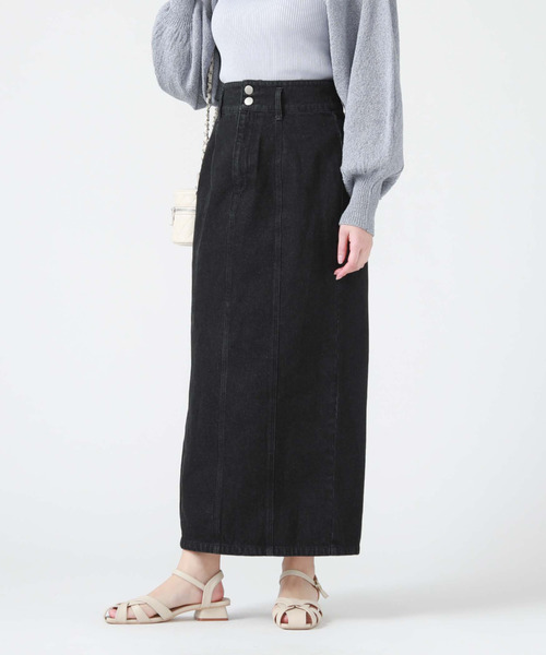 archives（アルシーヴ）の「ロングタイトデニムスカート（デニムスカート・レディース・ブルー/ブラック/サックスブルー・SMALL/MEDIUM）」の19枚目の写真