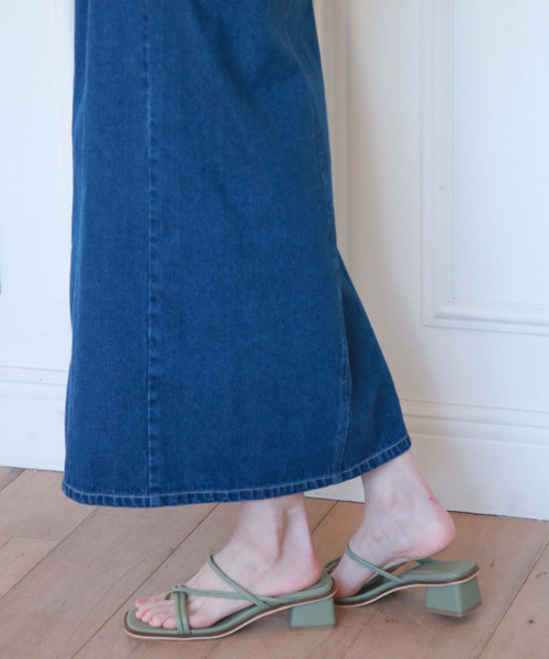 archives（アルシーヴ）の「ロングタイトデニムスカート（デニムスカート・レディース・ブルー/ブラック/サックスブルー・SMALL/MEDIUM）」の5枚目の写真