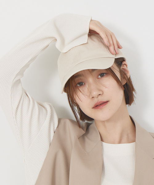 Rouge vif（ルージュヴィフ）の「【STAR&STRIPE/スターアンドストライプ】ローキャップ（キャップ・レディース・グレー/カーキ/ブラック・フリー）」の2枚目の写真