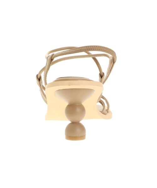 LAGUNAMOON（ラグナムーン）の「ラウンドフォルムヒールコードサンダル（サンダル・レディース・ベージュ/ブラウン・S/M）」の8枚目の写真