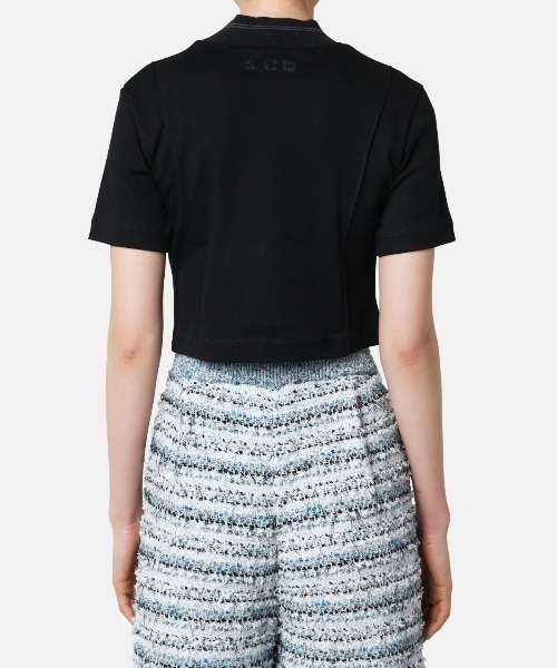LE CIEL BLEU（ルシェルブルー）の「LCBロゴT / LCB Logo Tee（Tシャツ/カットソー・レディース・ライトグリーン/オフホワイト/ブラック・36）」の16枚目の写真