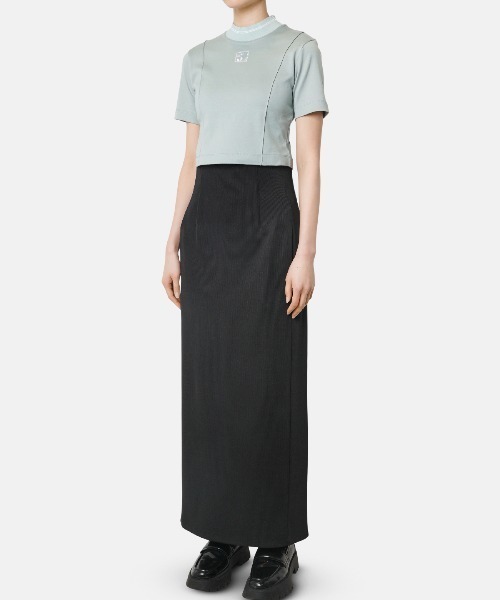 LE CIEL BLEU（ルシェルブルー）の「LCBロゴT / LCB Logo Tee（Tシャツ/カットソー・レディース・ライトグリーン/オフホワイト/ブラック・36）」の18枚目の写真