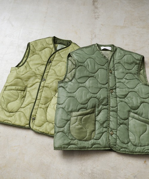 WAIPER.inc（ワイパーインク）の「米軍 M-65 フィールドジャケット用ライナー リメイクベスト（ベスト・メンズ・オリーブ・MEDIUM/LARGE）」の11枚目の写真