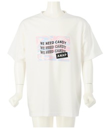 ANAP kids（アナップキッズ）の「マーブルプリントビッグTシャツ（Tシャツ/カットソー・キッズ）」
